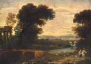 Claude Lorrain, Landscape with the Rest on the Flight into Egypt